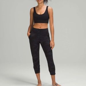 NWT Lululemon Align High-Rise Jogger Crop Heritage 365 Camo Deep Coal Size 6